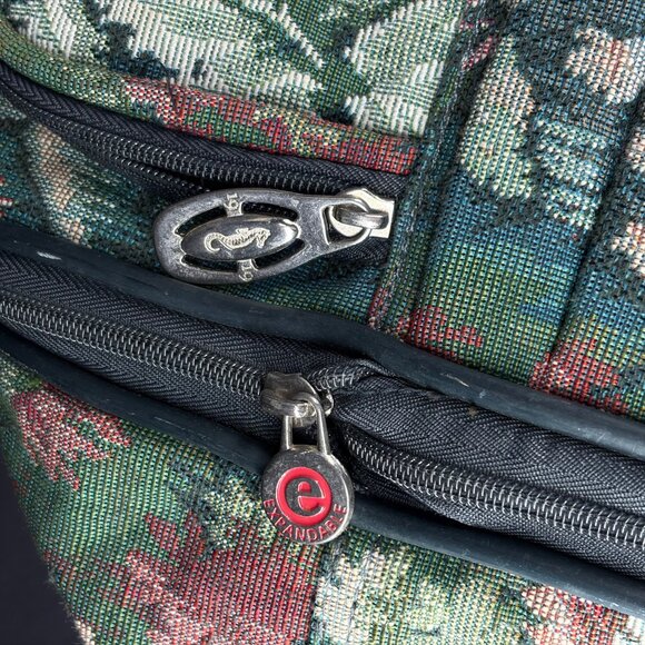 Atlantic Floral Tapestry Carry-On Bag With Dual Zippers - Picture 10 of 10